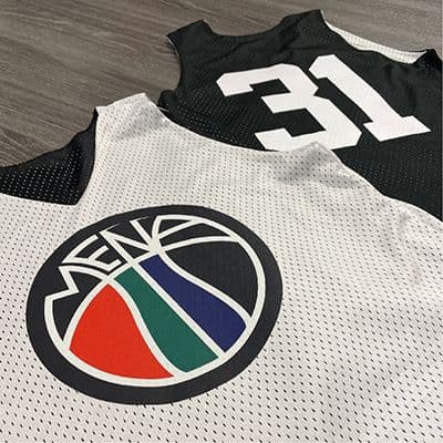 Heat-pressed jersey number