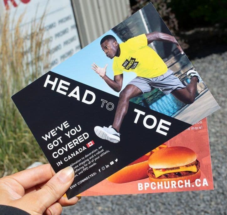 Printed postcards
